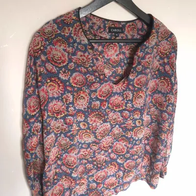 Blouse en soie Caroll taille 38